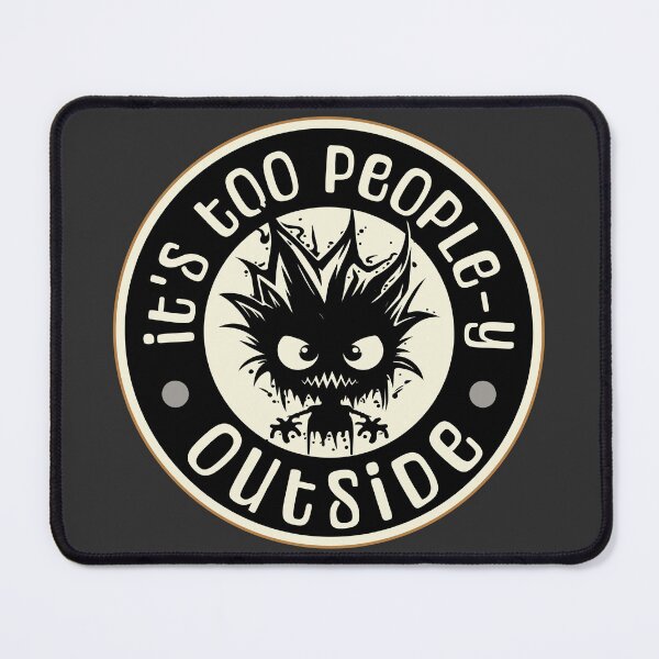 Item preview, Too People-y Outside - peopley Introvert Homebody Inside Kid designed and sold by HaggisVitae.