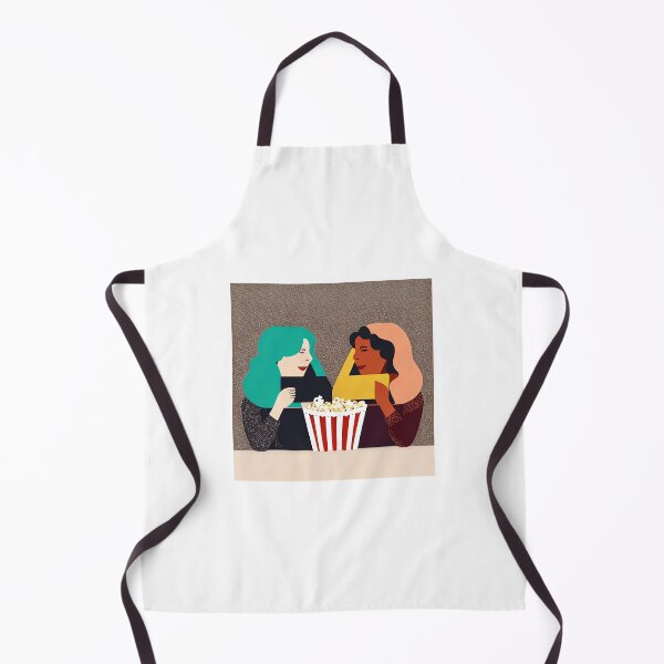Item preview, Women Bonding over Popcorn at the Cinema Theatre designed and sold by The Rule of Sappho.