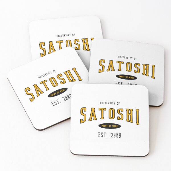 Item preview, University of Satoshi Nakamoto Bitcoin Design designed and sold by RektRepublic.