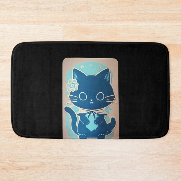 Item preview, Cyanotype Symbolism: Samurai Cat Journey designed and sold by Mechanical-Artt.