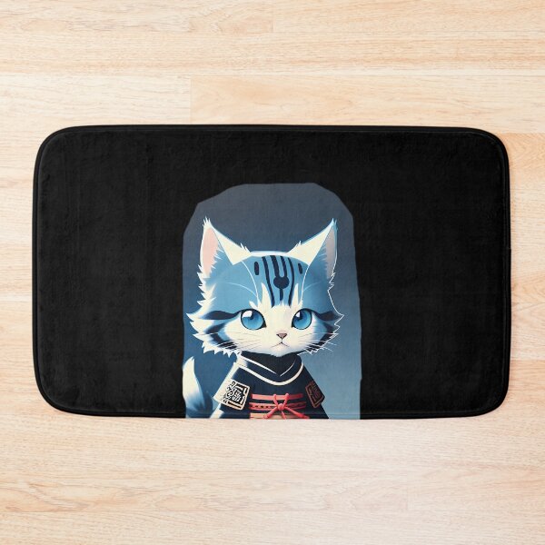 Item preview, Cyanotype Samurai cat of Honor designed and sold by Mechanical-Artt.