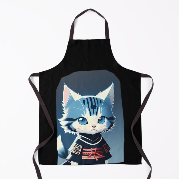 Item preview, Cyanotype Samurai cat of Honor designed and sold by Mechanical-Artt.