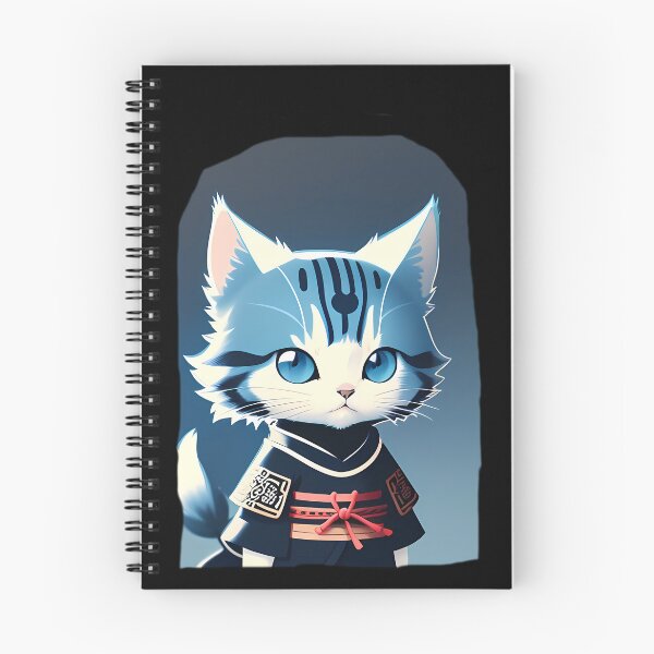 Item preview, Cyanotype Samurai cat of Honor designed and sold by Mechanical-Artt.