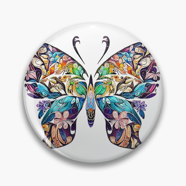 Item preview, Butterfly made from flowers designed and sold by Fantes.
