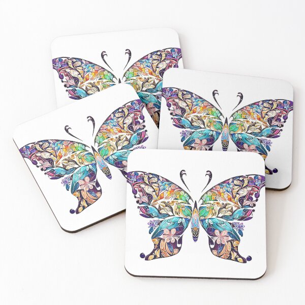 Item preview, Butterfly made from flowers designed and sold by Fantes.