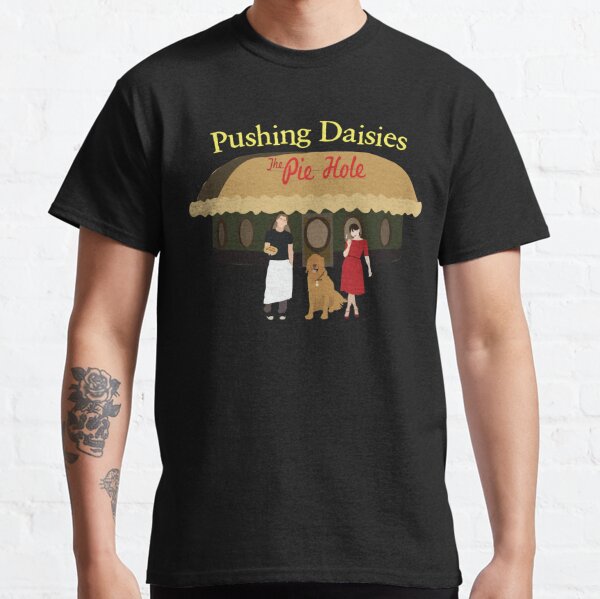 PUSHING UP DAISIES TEE - GOLD