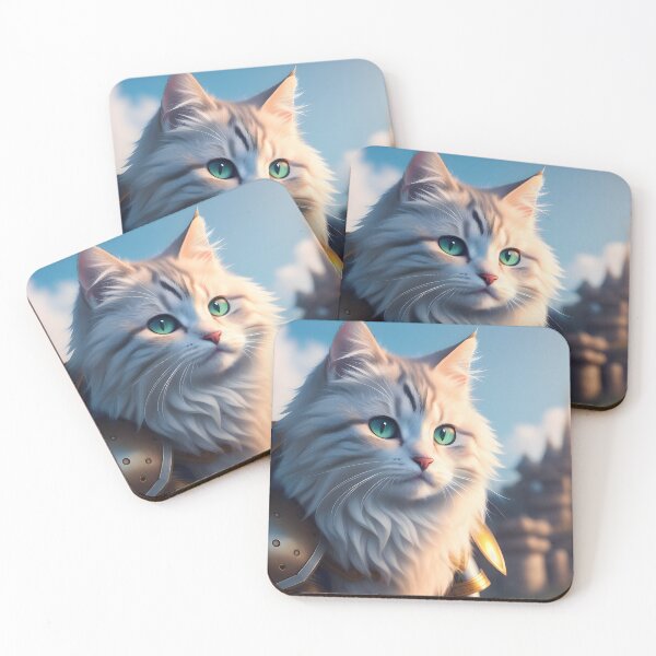 Item preview, Cat in Armor - Modern Digital Art designed and sold by Ai-michiart.