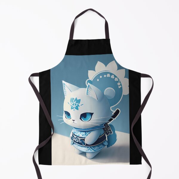 Item preview, Cyanotype Samurai Cat Essence designed and sold by Mechanical-Artt.