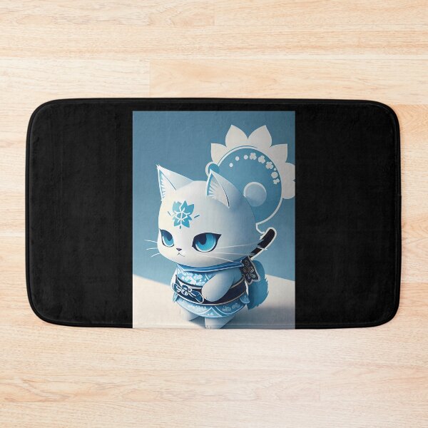 Item preview, Cyanotype Samurai Cat Essence designed and sold by Mechanical-Artt.