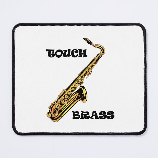 Item preview, Touch Brass (Saxophone), for light background designed and sold by Jeeb-Arts.