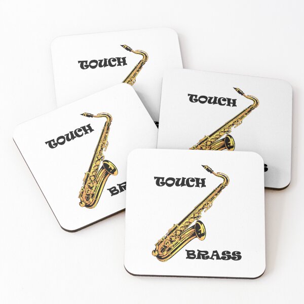 Item preview, Touch Brass (Saxophone), for light background designed and sold by Jeeb-Arts.