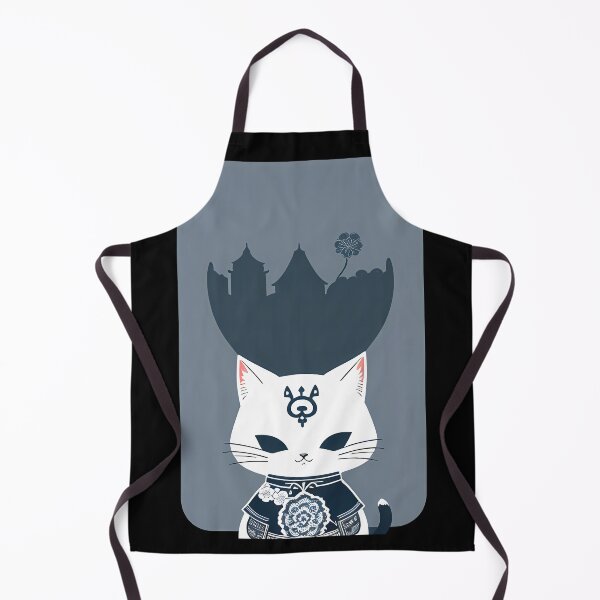 Artikelvorschau, Dynamic Cyanotype Samurai Feline entworfen und verkauft von Mechanical-Artt.