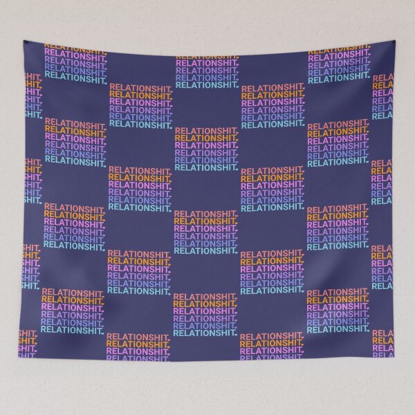 Item preview, Relationships, funny colorful letters quotes designed and sold by La Loca.