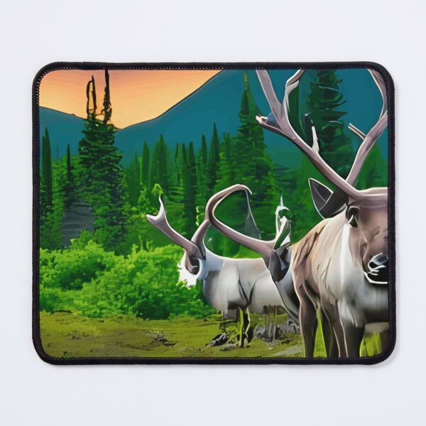 Item preview, Graceful Caribou Roaming the Pristine Canadian Wilderness designed and sold by NosedWelch87.
