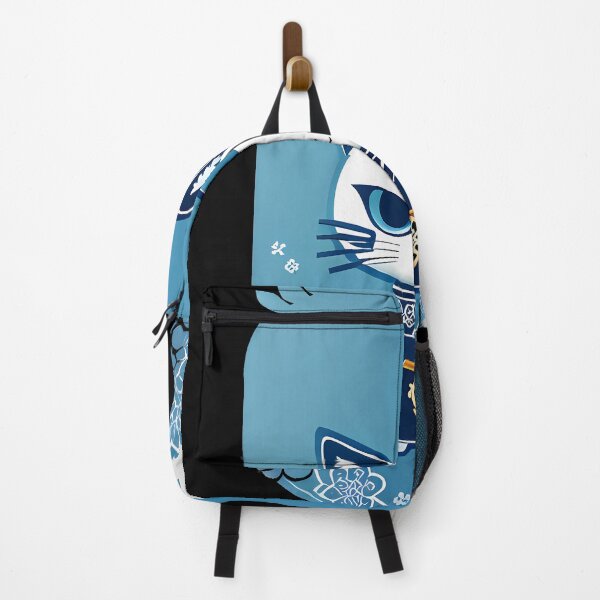 Item preview, Mysterious Cyanotype Samurai Cat Warrior designed and sold by Mechanical-Artt.