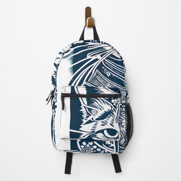 Item preview, Samurai Cat Wisdom in Cyanotype designed and sold by Mechanical-Artt.