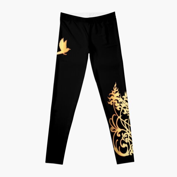Lunafreya's journal design (Black) Leggings
