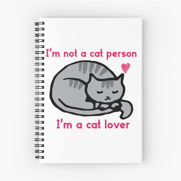 Item preview, No soy una persona de gatos, soy un amante de los gatos. designed and sold by IDstore.