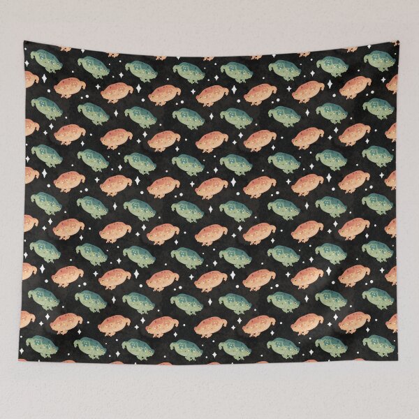 Item preview, Galaxy Grumpy Frog Pattern designed and sold by dorkaheart.