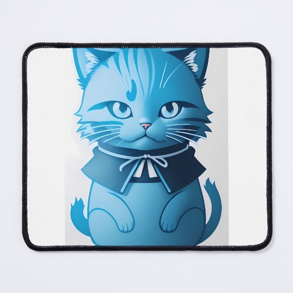 Item preview, Cyanotype Majestic Samurai Feline designed and sold by Mechanical-Artt.