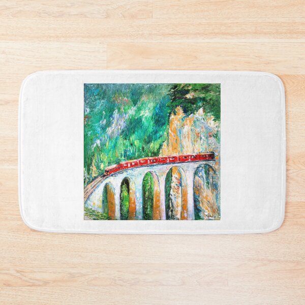 Item preview, Travel on the Red Train in Switzerland  designed and sold by Natalia_Shchip.