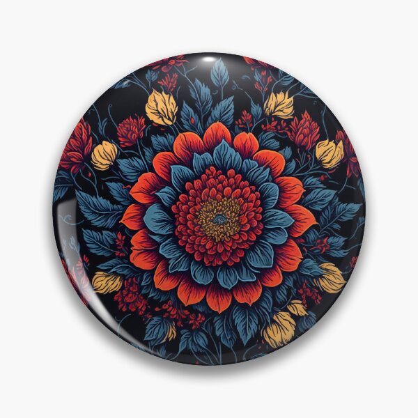 Aperçu de l'œuvre MANDALA FLORAL créée et vendue par SatraDesign.