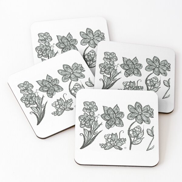 Item preview, flower study designed and sold by camillefct.