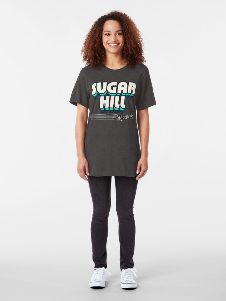 "Sugar Hill, Georgia | Retro Stripes" T-shirt by retroready | Redbubble
