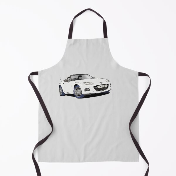 Item preview, White Mazda MX5 car designed and sold by Webazoot Industries - Car Art.