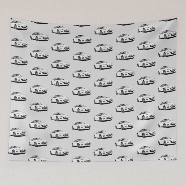 Item preview, White Mazda MX5 car designed and sold by Webazoot Industries - Car Art.