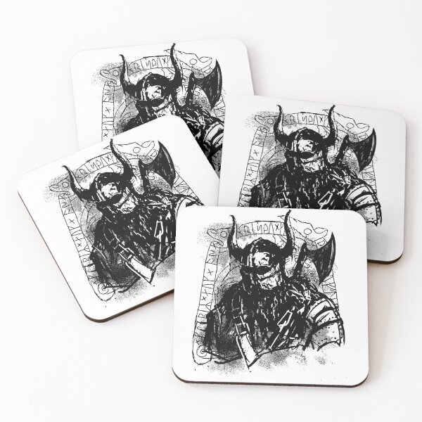 Item preview, Viking Berserker With Horned Helmet designed and sold by Area31Studios.