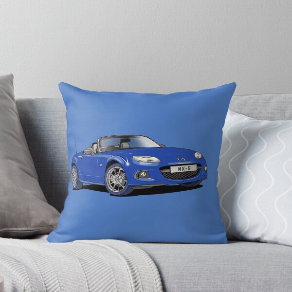 Item preview, Mazda Miata MX5 blue sportscar designed and sold by Webazoot Industries - Car Art.