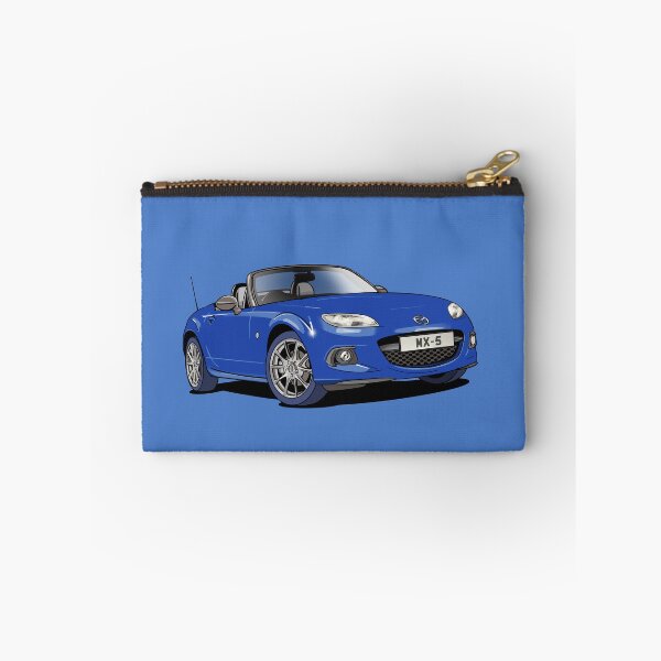 Item preview, Mazda Miata MX5 blue sportscar designed and sold by Webazoot Industries - Car Art.