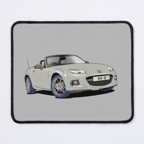 Item preview, Mazda MX-5 in silver/grey designed and sold by Webazoot Industries - Car Art.