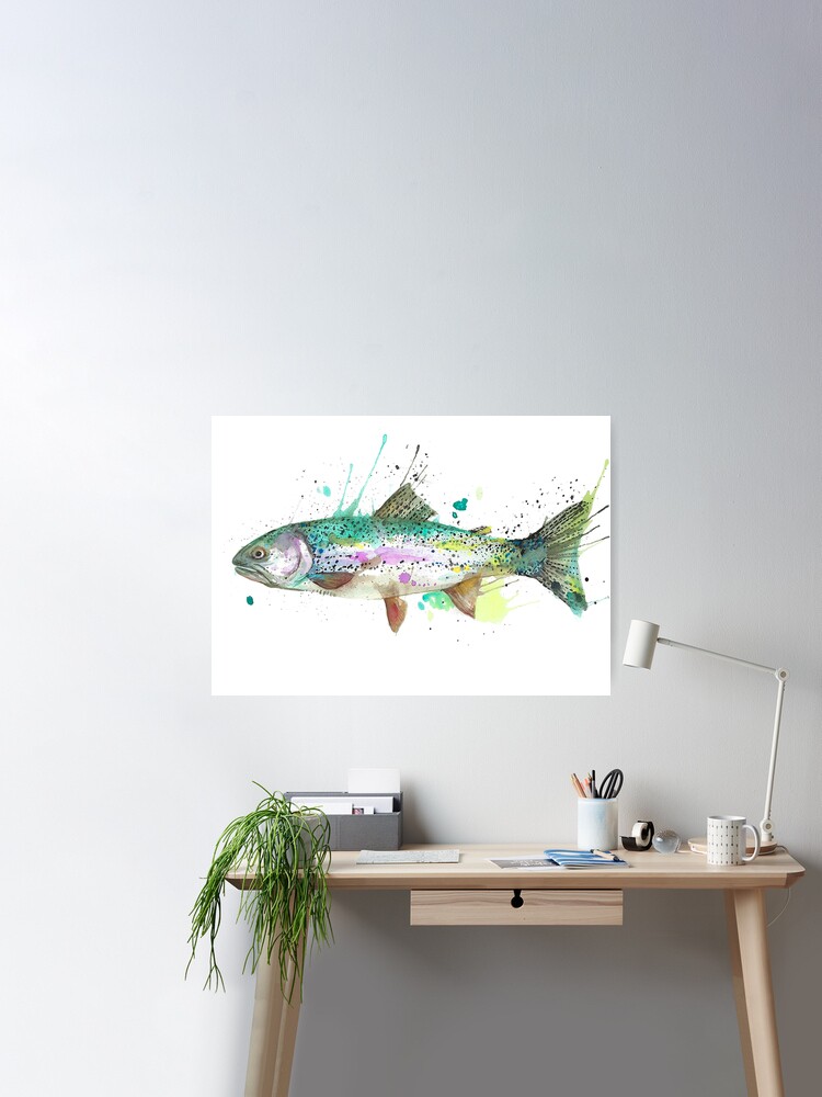 Rainbow trout by Natalia Zagory – Piece by Piece - Diamond Paint Therapy