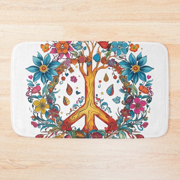 Item preview, Peace sign with plants and tree without backgrounds By Jonathan P. and AI designed and sold by JonathanP514.