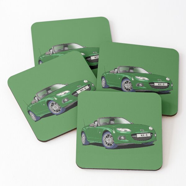 Item preview, Mazda MX5 (NC) car in green designed and sold by Webazoot Industries - Car Art.