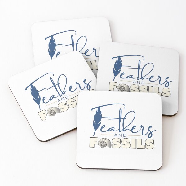 Item preview, Feathers and Fossils Logo designed and sold by FeathersFossils.
