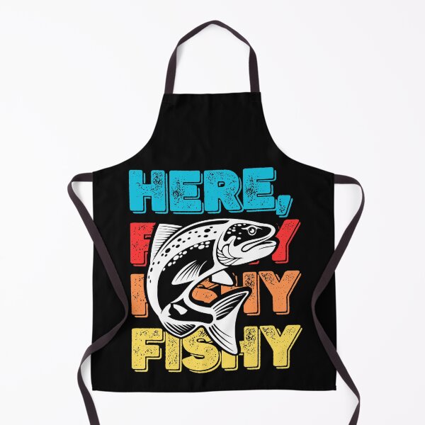 Item preview, Cool Funny Vintage Fishing Quote - Here, Fishy, Fishy, Fishy designed and sold by laiwole.