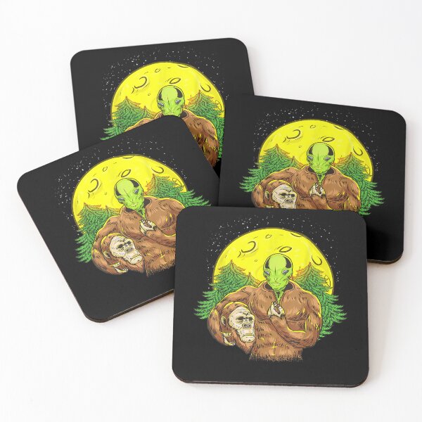 Item preview, Alien Bigfoot Mystery Of Bigfoot Solved Sasquatch UFO designed and sold by CherylCarring.