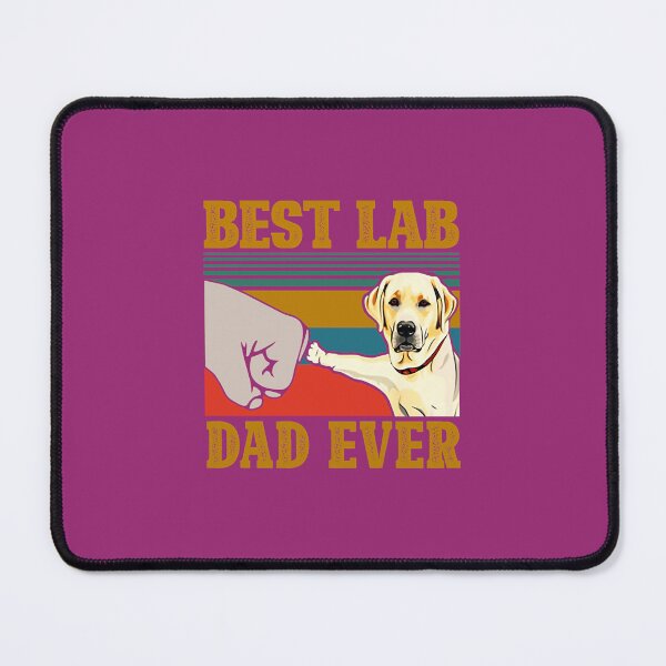 Item preview, Best Lab Dad Ever Yellow Labrador Retriever Bump Fit Vintage   	 designed and sold by okbnfceoayk98.