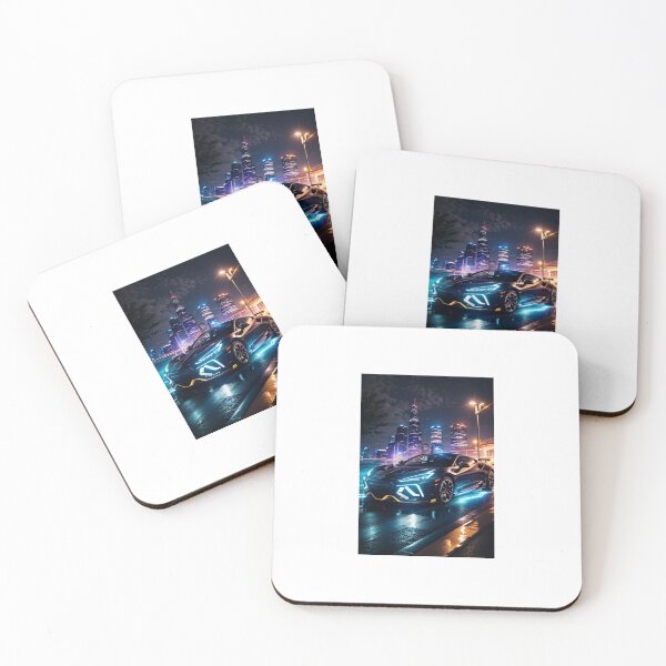 Item preview, Car in night lights  designed and sold by Kira Z.