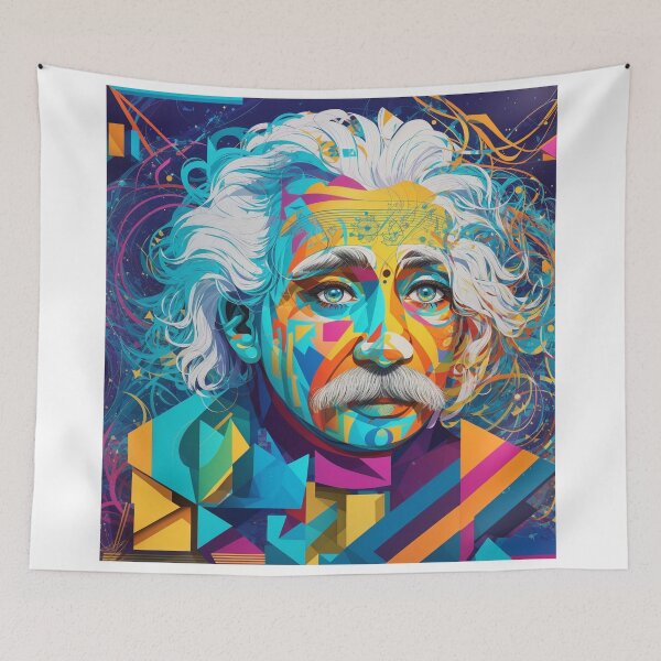 Item preview, Einstein Graffiti designed and sold by PrintifyWorld.