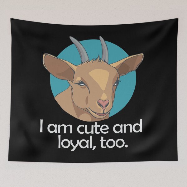 Item preview, Cute and loyal goat designed and sold by AbelleCarlos.
