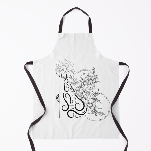 Item preview, Tribal Wolf And Flower Design designed and sold by Jaselvii.