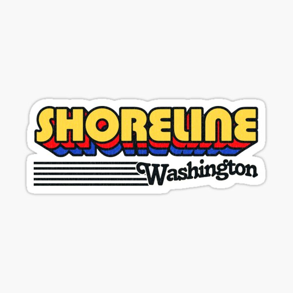 Item preview, Shoreline, Washington | Retro Stripes designed and sold by retroready.