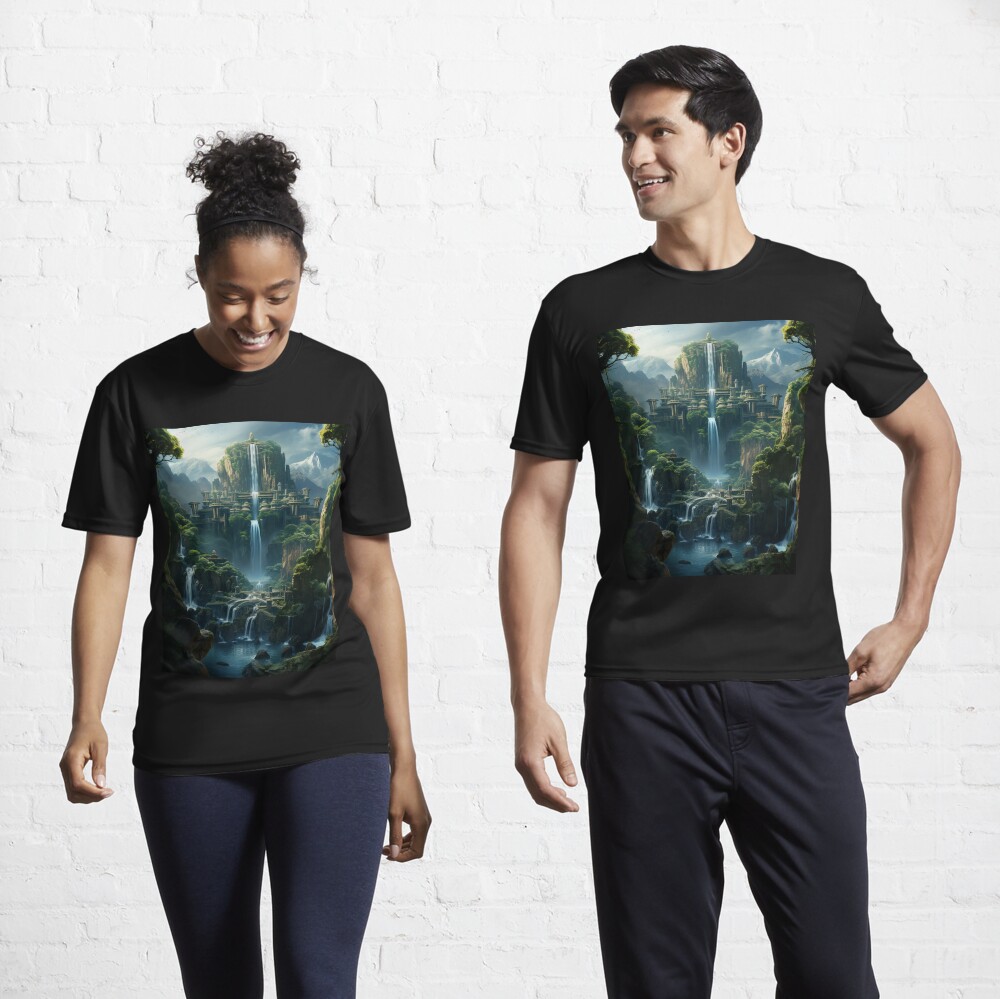 Vista previa del artículo con la obra «Camiseta deportiva», diseñado y vendido por paletteparadDsg.