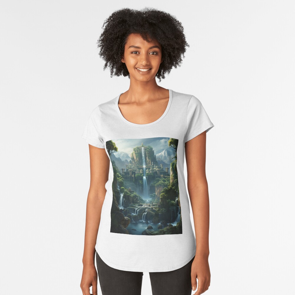 Vista previa del artículo con la obra «Camiseta premium de cuello ancho», diseñado y vendido por paletteparadDsg.