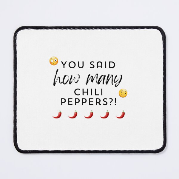 How Many Chili Peppers Mouse Pad