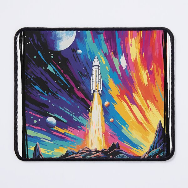 Item preview, Rocket Landing Abstract Art designed and sold by TotallySpiffing.